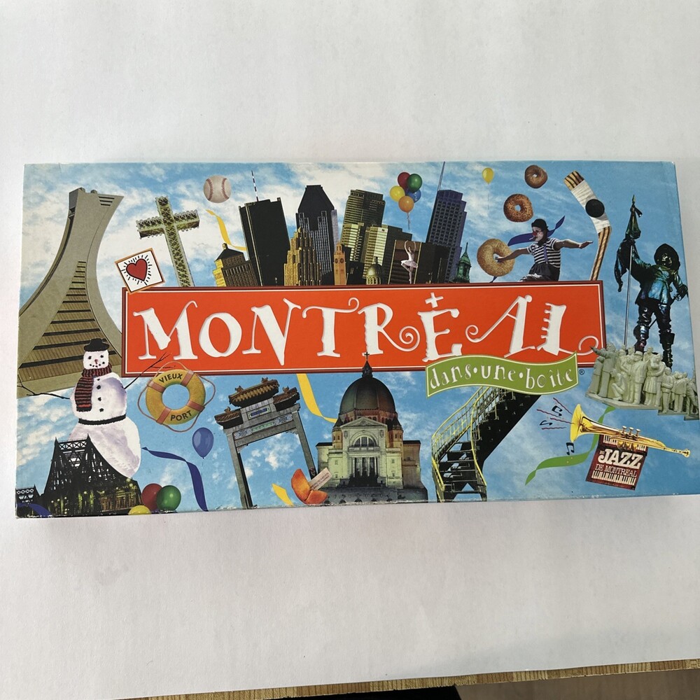 Monopoly MONTREAL "dans Une Boite" Board Game Late For the Sky Bilingual New?